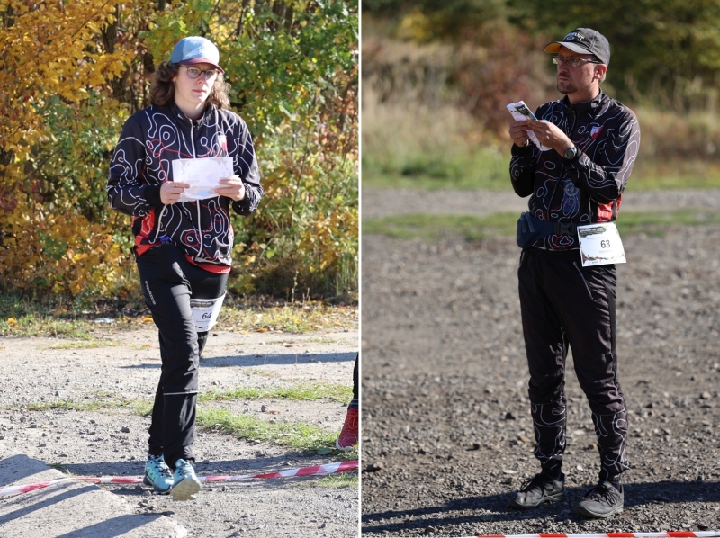 Vanessa Schöps und Ralph Körner in voller Konzentration beim PreO-Wettbewerb des Dragon-Cups.