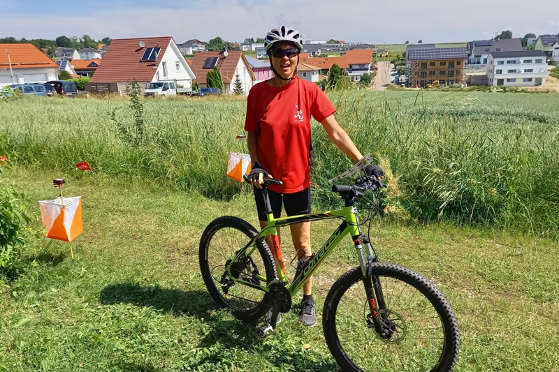 Jana Ropertz (OLV Landshut) gewann den Adlkofener MTBO in D 50-