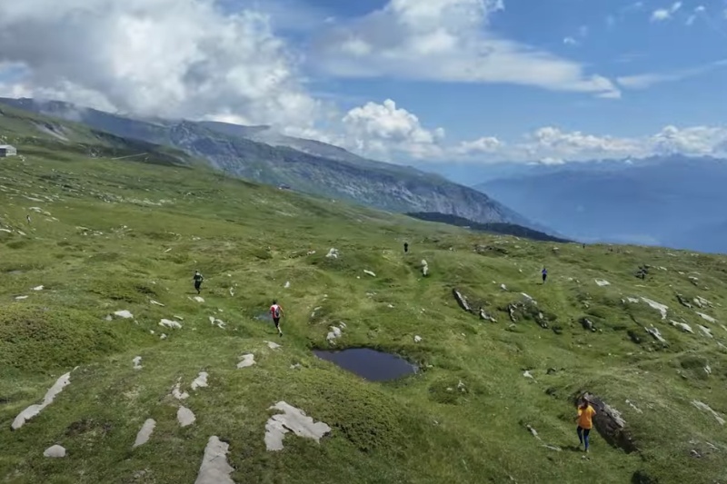 Fantastisches hochalpines Gelände wurde bei der Swiss-O-Week in der Schweiz belaufen.