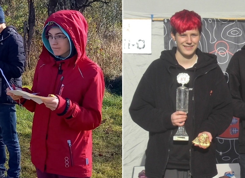 Sarah Schöps und Sabrina Schöps (v.l.) wurden erstmals für den Bundesnachwuchskader im Trail-O nominiert.